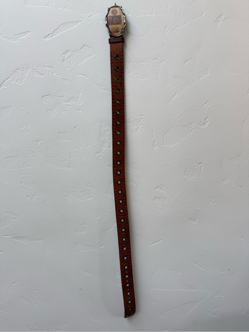 Leather Belt with Buckle